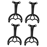 Ciieeo 4 Stck. Teiliges Lüfterarm Ersatzset aus Zinklegierung Stabile Halterung für Deckenventilatorflügel Einfache Montage Langlebig Kompatibel mit Gängigen Ventilatorflügeln Schwarz
