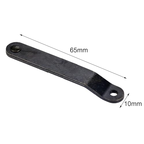Charnière support couvercle 65x10mm pour coffret et vitrine - 6