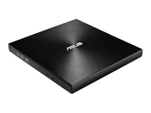 ASUS ZenDrive Ultra Slim USB 2.0 External 8X DVD Optical Drive +/-RW with M-Disc Support for Windows and Mac and Nero BackItUp for Android devices