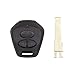 uxcell New 3 Buttons Uncut Insert Key Fob Remote Control Case Shell Replacement for Porsche Cayenne 911 996 Boxster S 986