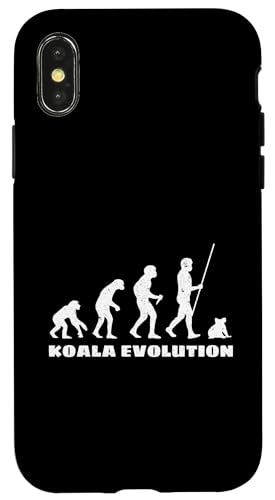Koala Evolution Funny Australian Marsupial Australia Day �R�A�� �X�}�z�P�[�X iPhone X/XS �p