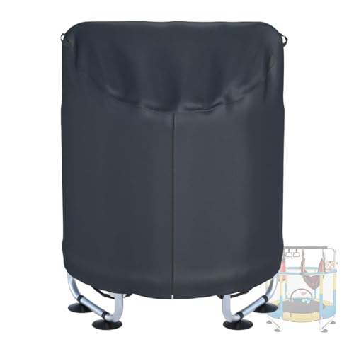 kinrguiyuez para cama elástica para niños, resistente y plegable, repuesto de cubierta de trampolín pequeño, para protección, mantenimiento, jardín, lluvia, sol, nieve