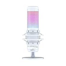 Radiant RGB lighting with dynamic effects, Anti-Vibration shock mount Tap-to-Mute sensor with LED indicator, Four selectable polar patterns Convenient gain control adjustment, Customizable via HyperX NGENUITY Software Mount adapter, built-in pop filt...