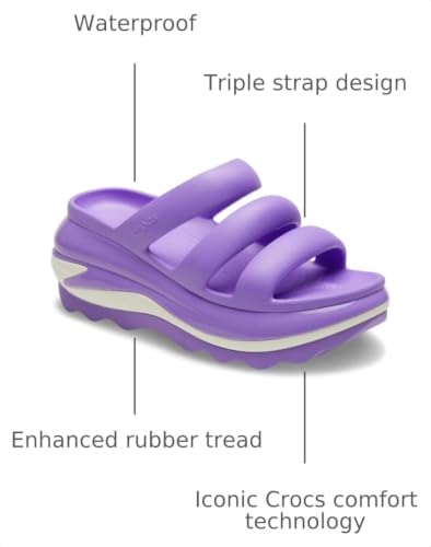 Image of Crocs unisex-adult Mega Crush Triple Strap Sandal