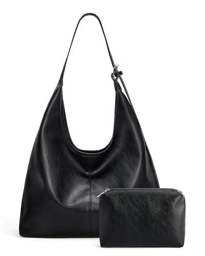 Missnine Hobo Bags Purses for Women, Soft Shoulder bag Vegan Leather Tote Crossbody Purse Ladies...