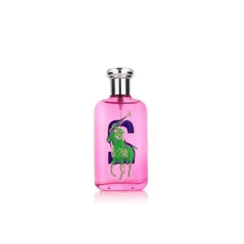 Ralph Lauren Big Pony Women 2 Pink Eau de Toilette para mujer, aroma floral afrutado con arándano, guayaba y almizcle, para mujeres modernas, 100 ml