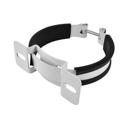 Gas Bottle Bracket w/Foam Gasket 6.5-6.9 inch Wall Clamp Preventing Dumping Wall-Mounted Clamps for CO2 Tank, Oxygen Bottle, Propane Tank, Breather Tanks, Fuel Filter