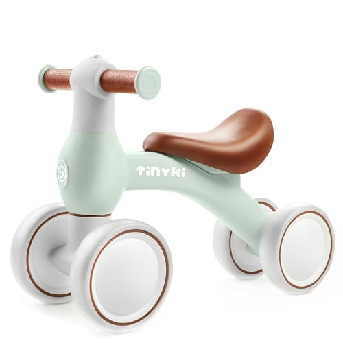 TINYKI Bicicleta bebé 1 ano a 2 sem pedais, bicicleta criança 1 ano, de equilíbrio, corredores ultraleves, brinquedos para crianças | presentes originais bebé para aniversário