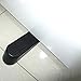 Generic Home Premium Rubber Door Stopper - Door Stop Wedge with Heavy Duty Design - Flexible and Non Scratching Door Holder Black Beautiful Design