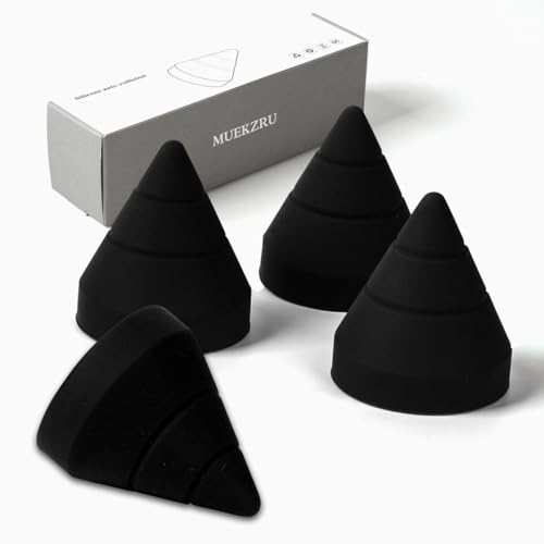 muekzru car Bumper Guards,Adhesive car Bumper Spikes,Personalized Anti-Collision Silicone Particles,Multi Purpose DIY car and Motorcycle (Black)