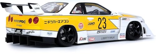 Image of Magicwand 1:24 Scale Die-Cast Nisssan Skyline【Large】 with 4 Openable Doors,Pull Back Action,Lights,Music【Pack of 1】