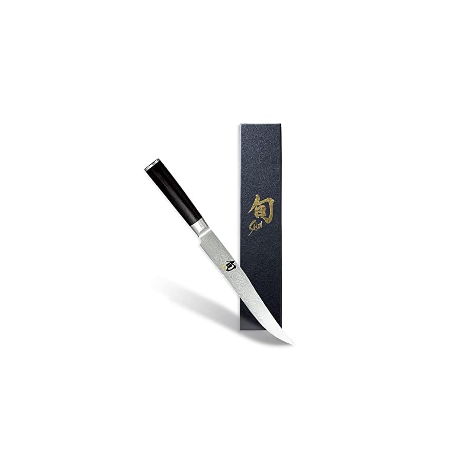 Shun-Classic-8-Inch-Carving-Knife-Stainless-Steel-Handcrafted-in-Japan-DM0703 Shun Classic 8 Inch Carving Knife, Stainless Steel Handcrafted in Japan, DM0703