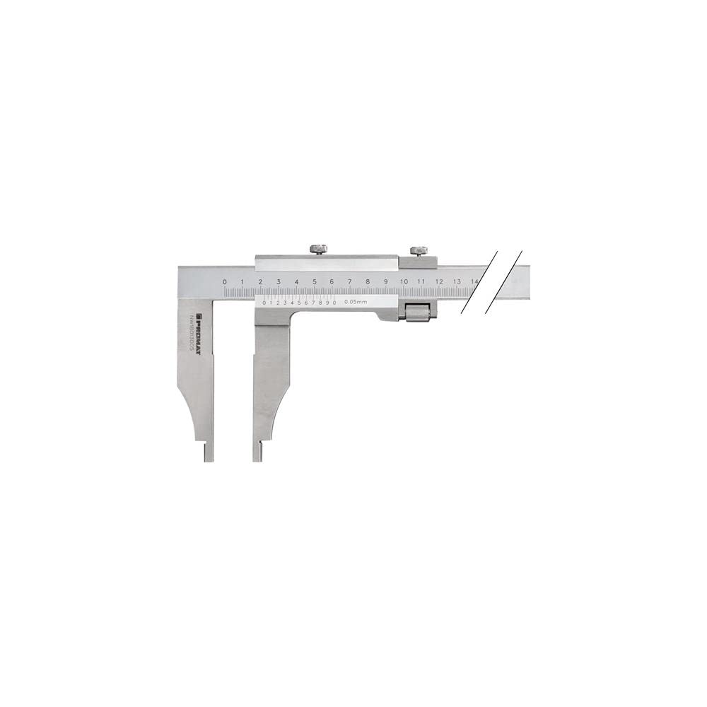 CALIBRE PIE DE REY DE TALLER DIN 862 250 MM LONGITUD DE BOCA