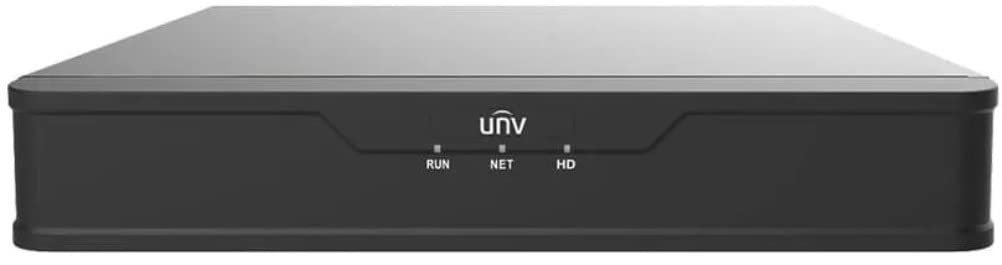 UNV UN-NVR301-08X-P8 8-Channel 8-PoE Ultra265 Network Video Recorder, Support Ultra 265/H.265/H.264 Video Formats, 8-Channel Input, Up to 8MP Resolution Recording