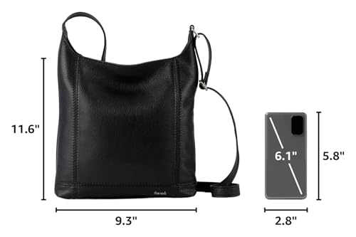 Image of The Sak De Young Crossbody Purse - Premium Leather Women's Handbag for Everyday & Travel - Cross Body Bag With Zipper