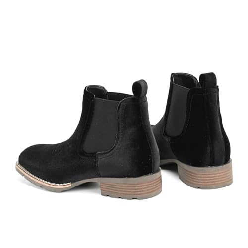 Image of Cowboy Boots for Men Western Men's Boots Casual Dress Slip On Chelsea Boots Retro Stylish Shoes