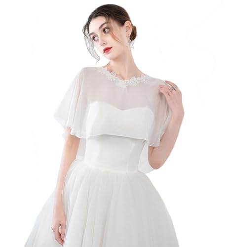 Lace Wedding Shawls Wrap For Women Bridal Shrug Bolero Cape Shoulder Covers Up For Dress Party3