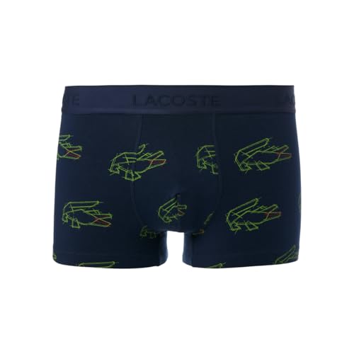 Lacoste mens Cotton Stretch Print Animation Trunks