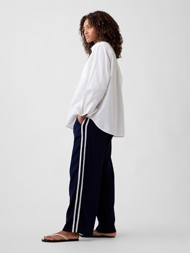 Image of Gap Womens Wide Leg Linen Pull on Pant