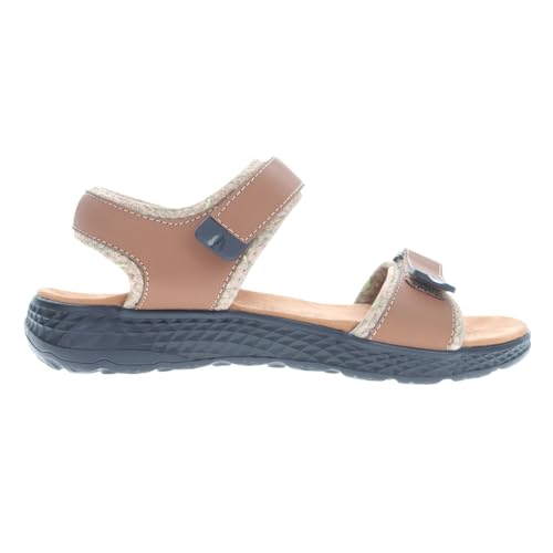 Image of Propet Womens Travelactiv Aspire Footbed Casual Sandals Casual Low Heel 1-2 inch - Grey