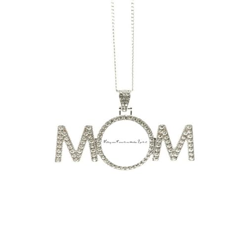 Collier citation gravée le cadeau rempli d'amour pour maman