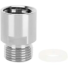 Fdit Metal CO2 Soda Cylinder Adapter Female Thread TR21-4 to Male Thread CGA320 Conversion Kit for Soda