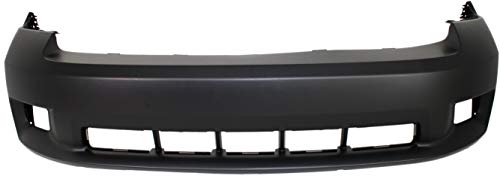 Evan Fischer Front Bumper Cover Fascia Primed Plastic Compatible With 2009-2010 DODGE RAM 1500 2011-2012 RAM 1500 - For Models With Spot Package and Fog Lamps