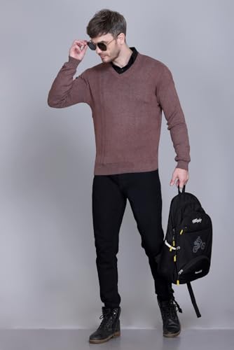 Image of V Neck Wool Sweater Pullover for Men Winter Fullsleeve | Warm Fabric