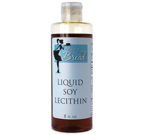 Fast Easy Bread Pure Liquid Soy Lecithin (Food Grade): Better Than Lecithin Granules as an Emulsifier Providing a Smoother and Larger Volume Finished Dough