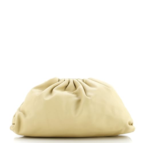 Bottega Veneta, Pre-Loved Box Knot Clutch Intrecciato Satin Small, Red