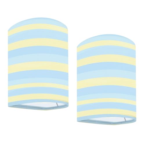 DERUINVAIO Wall Sconces Set of Two Battery Operated Pastel Horizontal