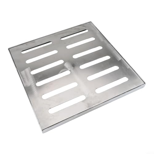 Grille d'évacuation d'eau extérieure 300x300 en acier inoxydable - 4