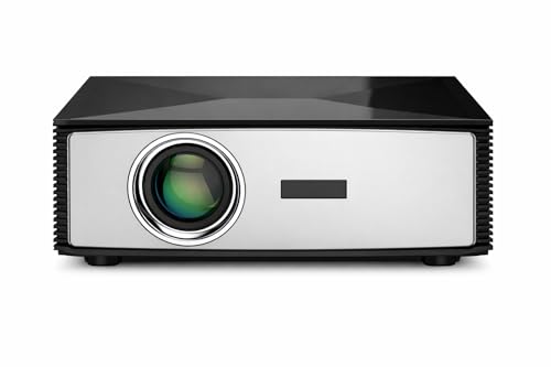 Image of Boss Projector S6A Full HD 1080P Smart Projector Android 12, Auto Focus, 5000 Lumens (4K Supported) FREE 60" Screen & Mount Included