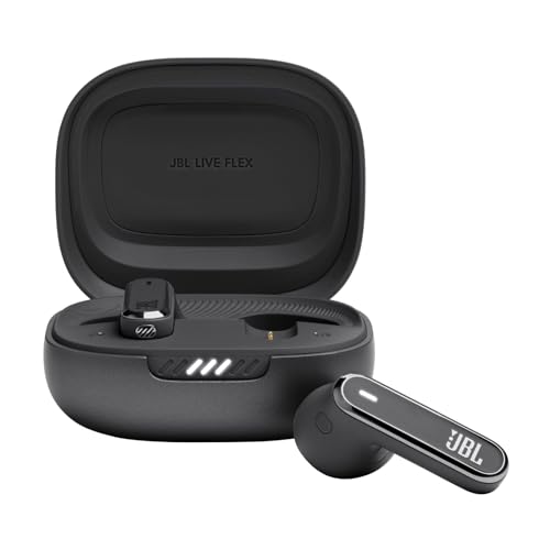Articolo consegnato: 1 x JBL Live Flex Auricolari In-Ear Wireless Bluetooth, Cavo di Ricarica USB Type-C, Custodia di Ricarica, Guida Rapida e Scheda di Sicurezza