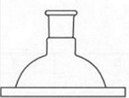 GOWE Glass Reaction Flask Wide Mouth Spherica Cover,Single neck,Diameter 100mm,Joint 40#