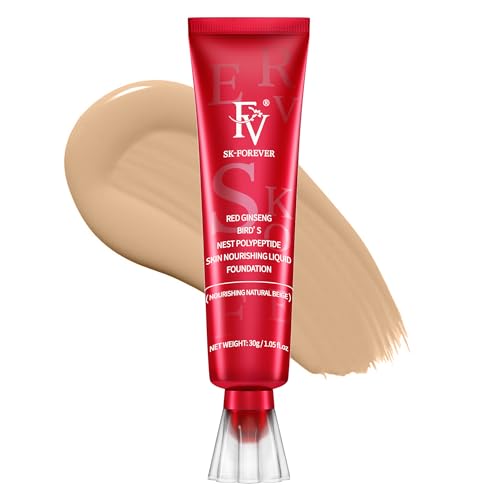 FV Dewy Liquid Foundation, Hydrating Smooth Formula & Lightweight, Longwear Medium-Full Coverage...