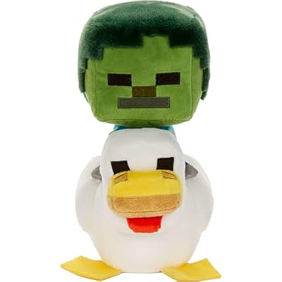 Minecraft 8 Inch Zombie Chicken Jockey Plush