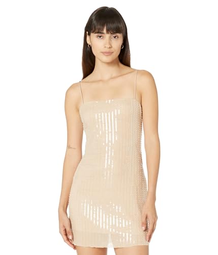 ASTR the label Women's Vegas Dress, Nude, Medium