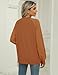 LOMON Womens Fall Tops 2024 Pullover Sweaters Long Sleeve Shirts for Women Trendy (Caramel, L)