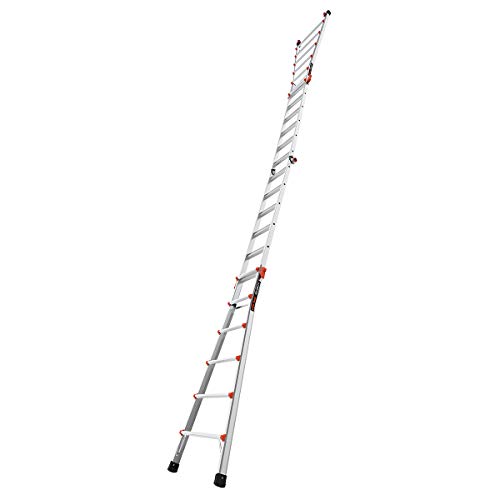 Little Giant Ladders, Velocity with Wheels, M26, 26 Ft, Multi-Position Ladder, Aluminum, Type 1A, 300 lbs weight rating, (15426-001)