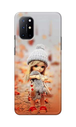 Image of PRINTFIDAA Doll Cute Girl Amazing Beauty Little Kid Child Playing Hard Back Cover for OnePlus 8T Back Cover -(P6) KAT1001