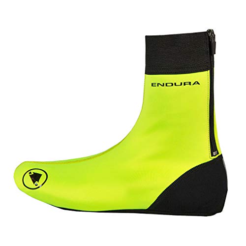 Endura Unisex-Adult Road Cycling Overshoe Windchill Hi-Viz Yellow, Medium