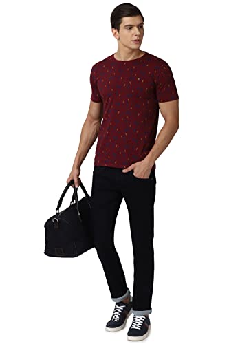 Image of Van Heusen Men's Cotton Slim Fit T-Shirt