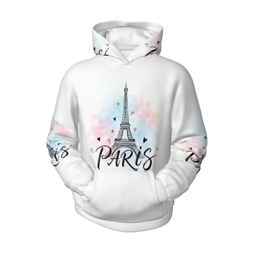 Image of Boy'S Sweatshirt Fleece Hoodie Blend Hooded Sweatshirt Plush Pullover Hoodie Size For Boys And Girls