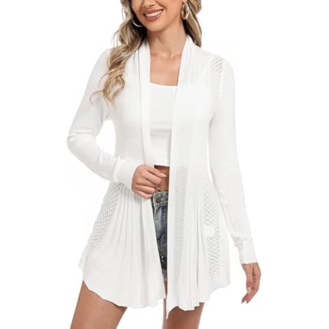 iClosam Gilet Femme Long Cover