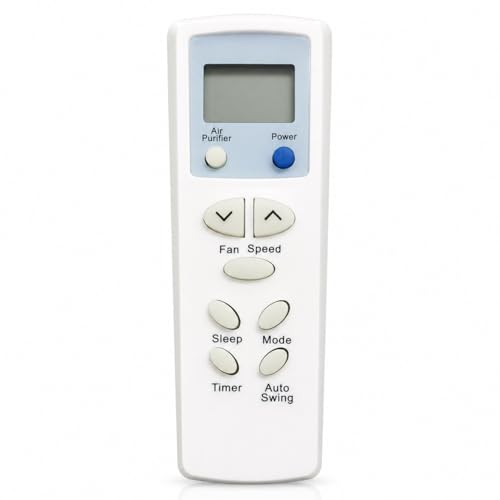 Image of AC Remote Control Compatible with LG Air Conditioner | Air Purifier Button, Fan Speed, Sleep, Timer Functions | Suitable for Window & Split AC | White | RE 75