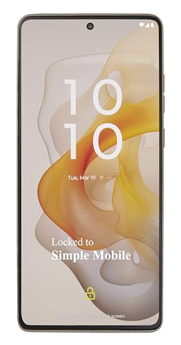 Image of Simple Mobile, Moto G Stylus 5G 2024, 128GB, Prepaid Smartphone, Beige, 50 MP Camera, Locked