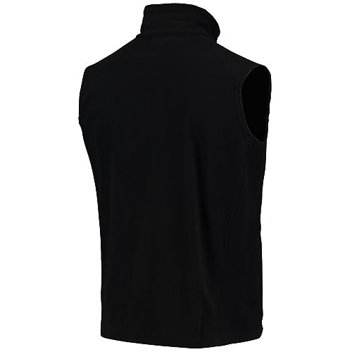 Image of dunbrooke Men's Black Minnesota Vikings Houston Fleece Full-Zip Vest