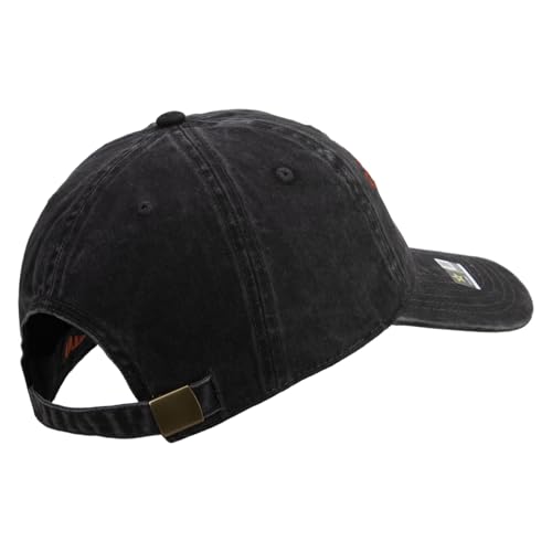 Gorra algodón algodón pigmentado lavado con hebilla metálica miniatura 4