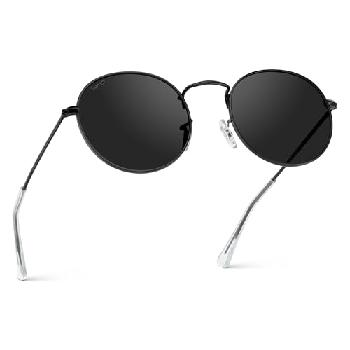 Image of WearMe Pro - Reflective Lens Round Trendy Sunglasses